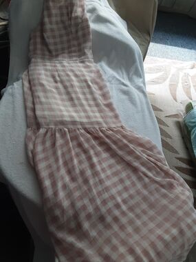 Avec Les Filles Pink and White Gingham Dress